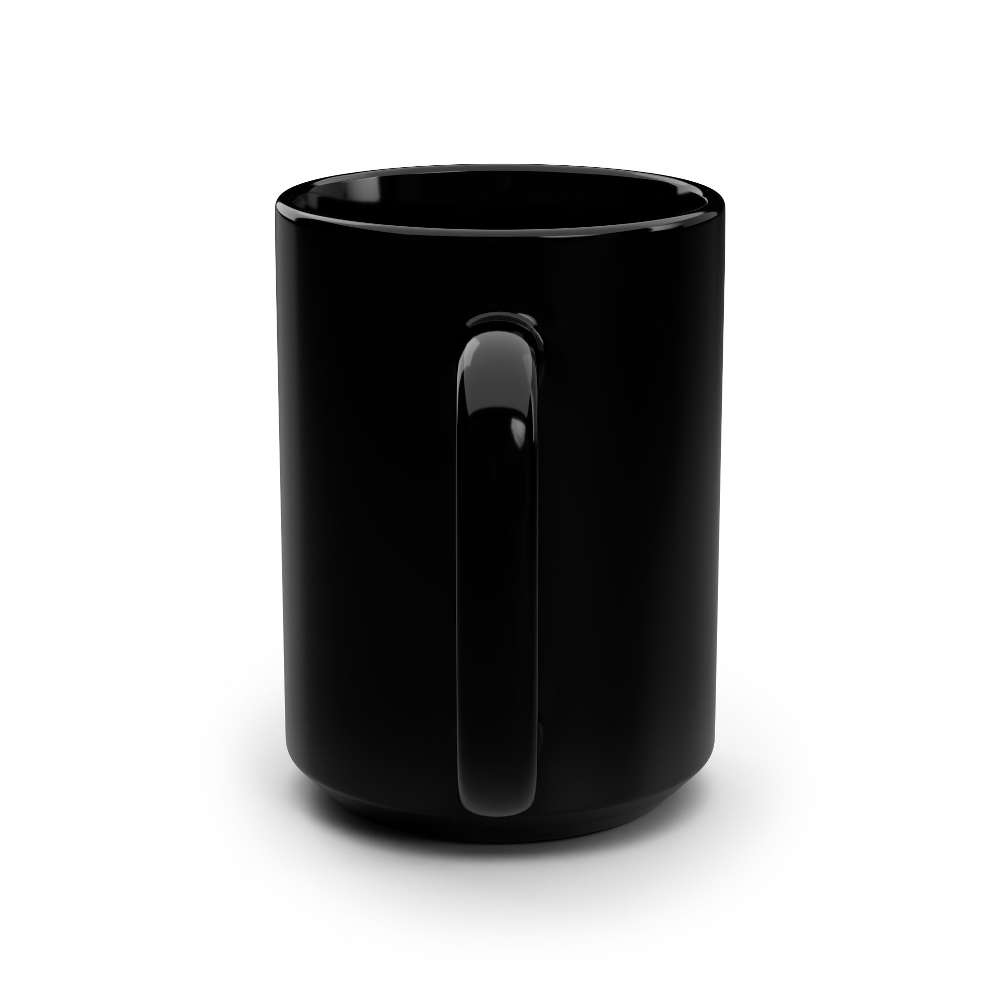 Star Chamber Show 15oz Black Mug — Cosmic Logo Coffee Cup - Image 3