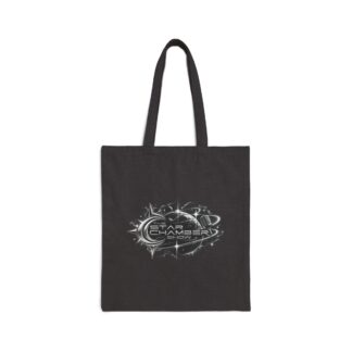 Star Chamber Show Logo Tote Bag — Black Cotton Canvas