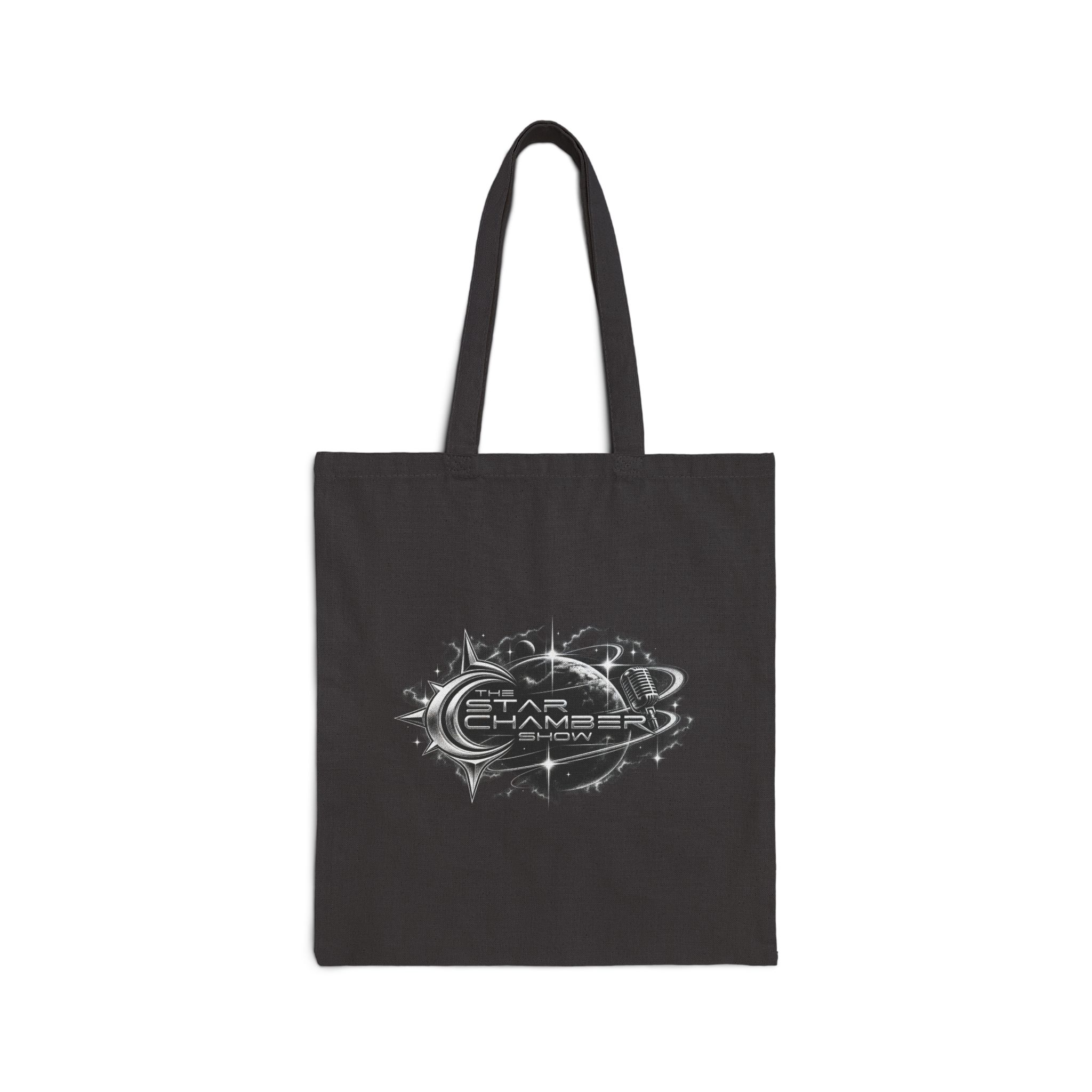 Star Chamber Show Logo Tote Bag — Black Cotton Canvas
