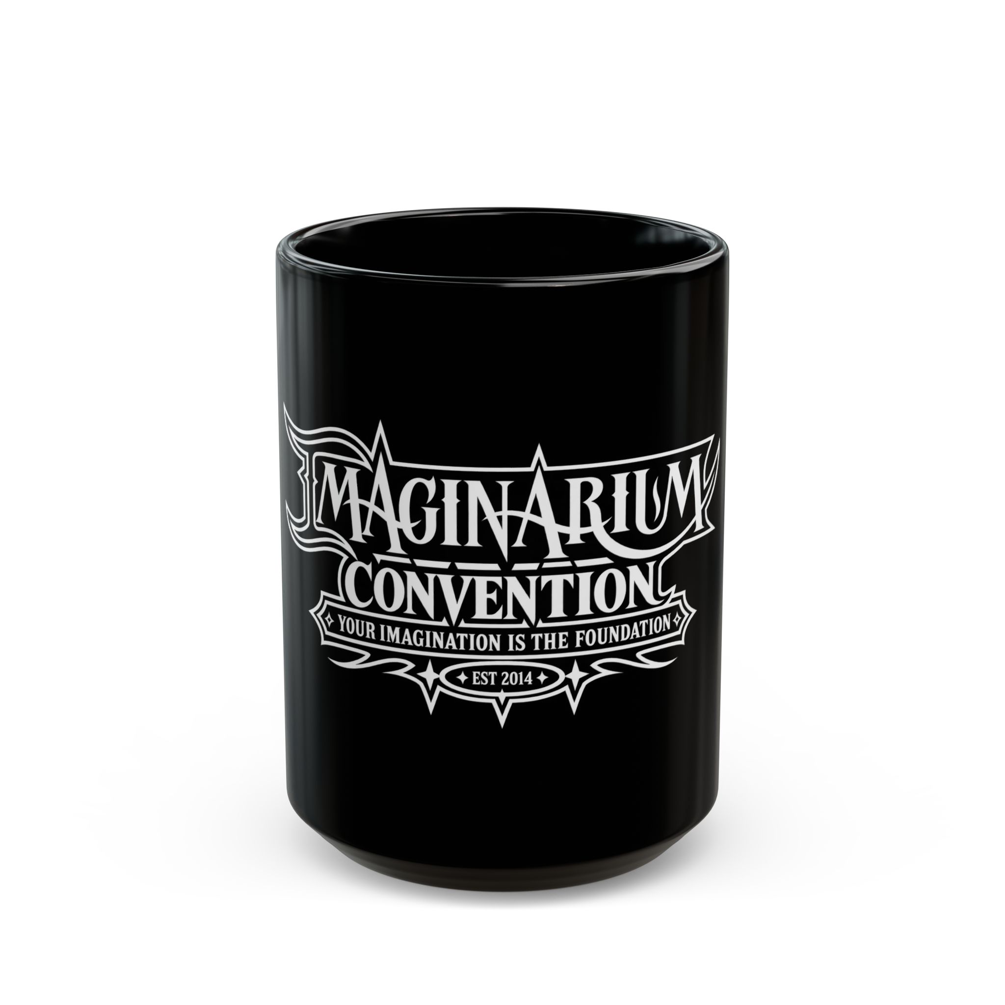 Imaginarium Convention Black Mug – Coffee Cup (11oz/15oz) - Image 5