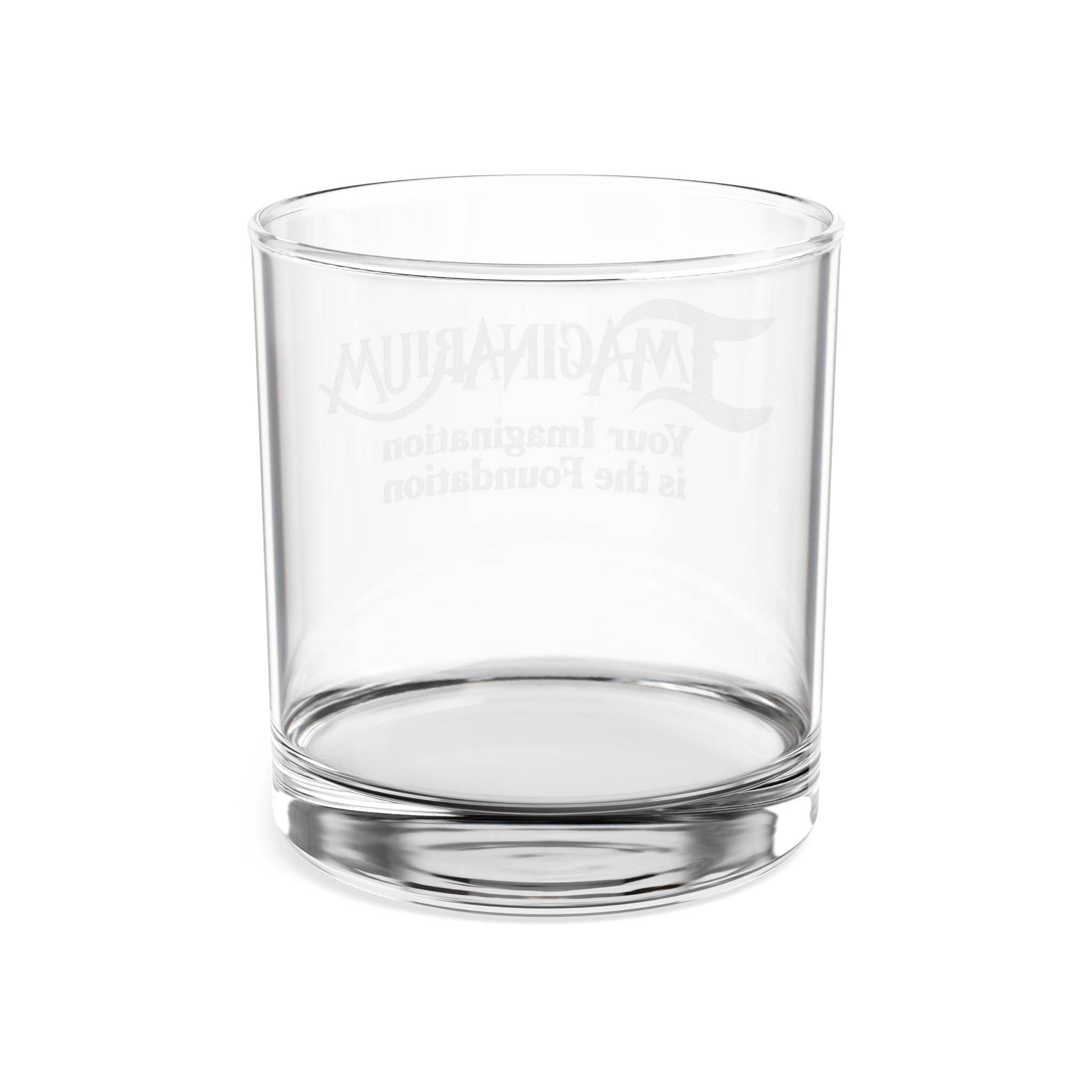 Engraved Imaginarium "Your Imagination is the Foundation" 10oz Rocks Glass — - Image 2